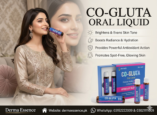 CO-GLUTA Oral Whitening Shots (5 x 30ml Liquid Amps) – Premium L-Glutathione Skin Brightening & Antioxidant Blend