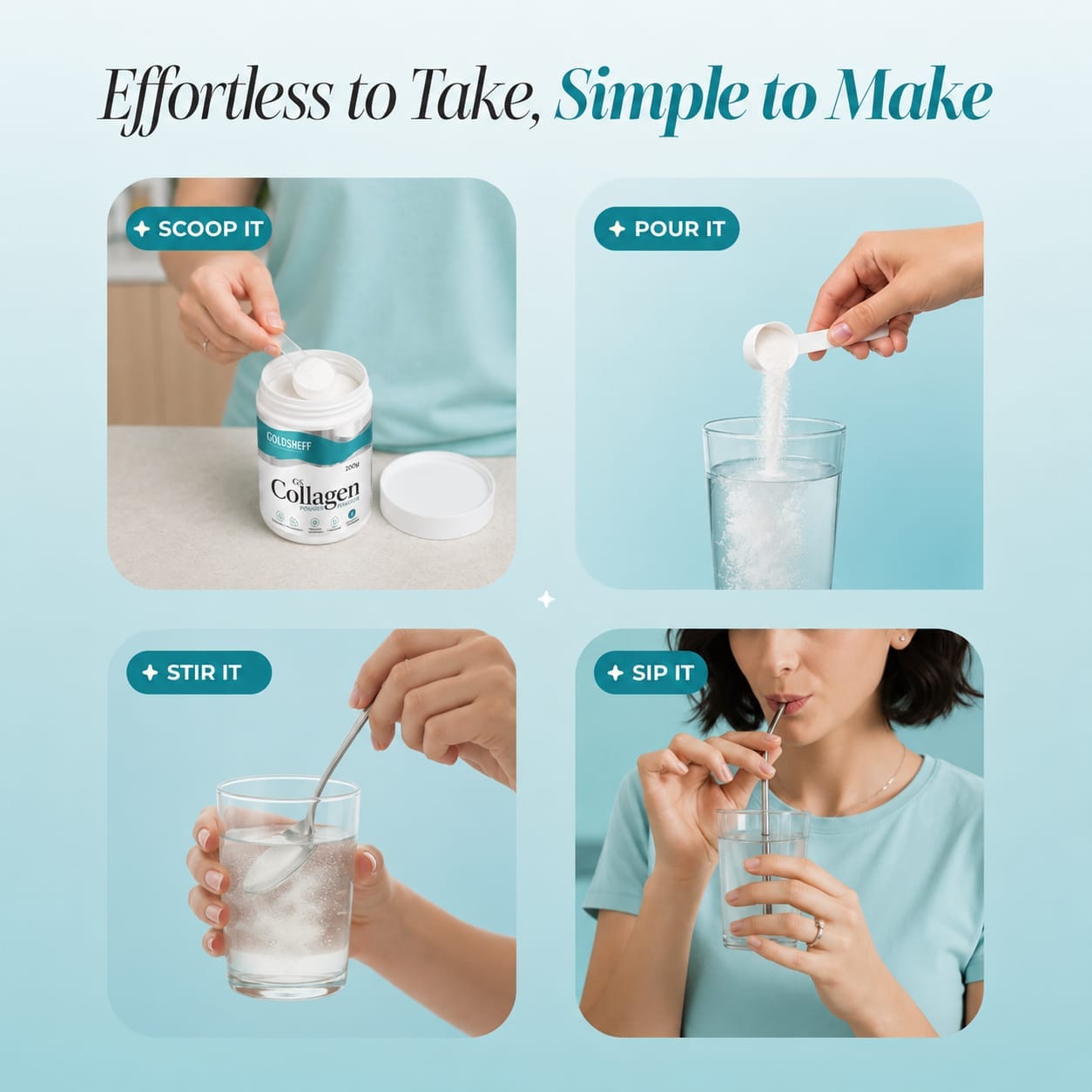 Gs Collagen Powder 300g Jar