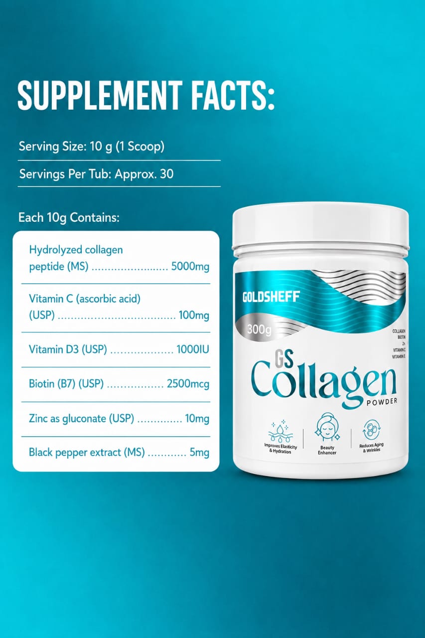 Gs Collagen Powder 300g Jar