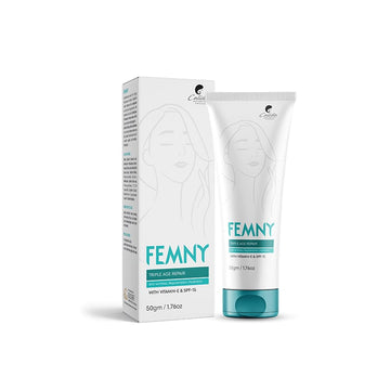 FEMNY Triple Age Repair Moisturizer – Anti-Wrinkle & Rejuvenation Cream - With Vitamin E & SPF 15 (50gm)