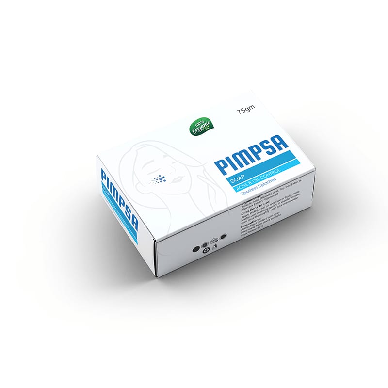 PIMPSA Acne & Oil Control Soap – Spotless Splashes Formula (75gm)