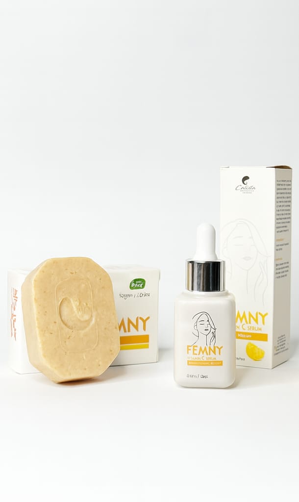 Femny Vitamin C Serum + Soap – Advanced Brightening & Anti-Aging Formula (30ml)