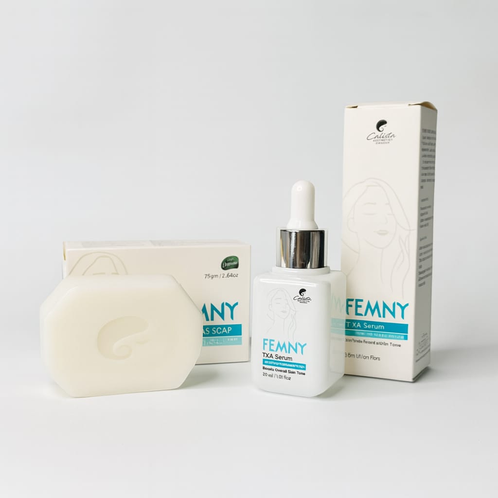Femny TXA Serum + Soap – Advanced Melasma & Hyperpigmentation Corrector (30ml)