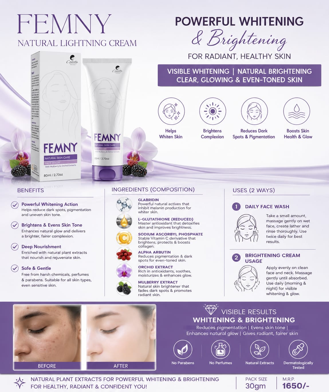 Femny Natural Lightning Cream
