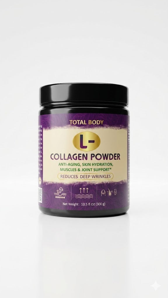 L-Collagen Powder – Advanced Anti-Aging, Skin Hydration & Joint Support (300g)
