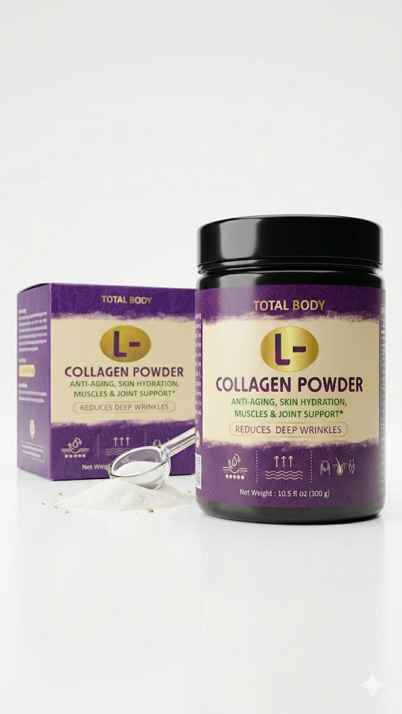 L-Collagen Powder – Advanced Anti-Aging, Skin Hydration & Joint Support (300g)