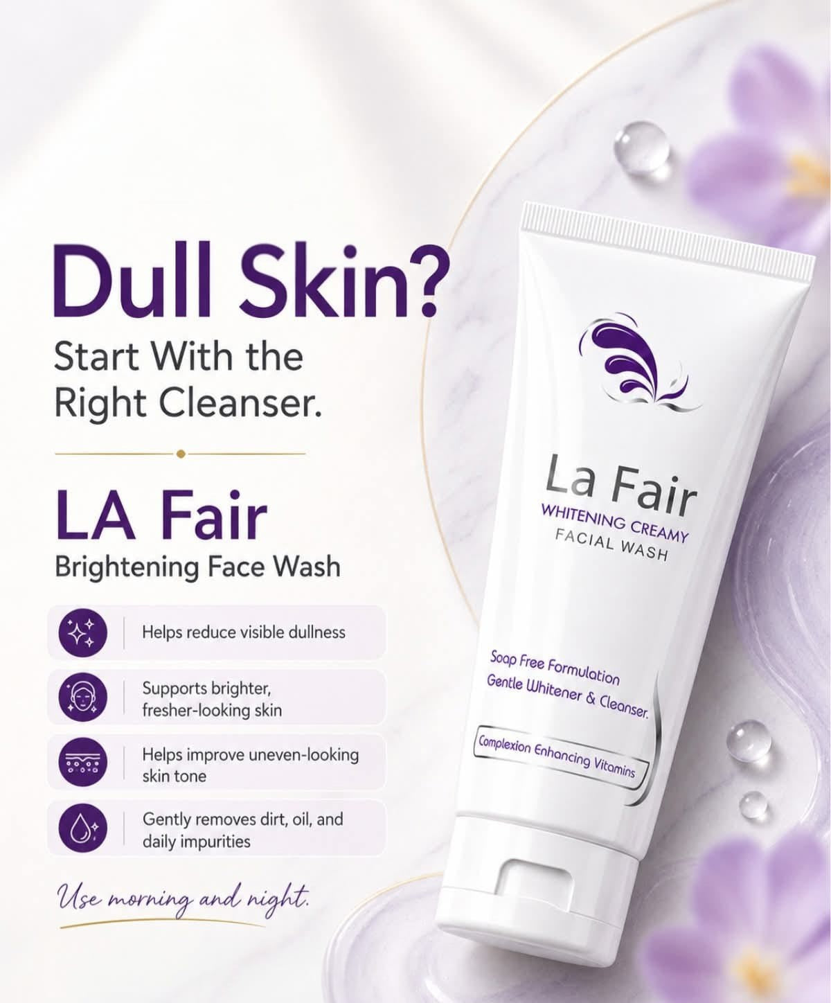 LA Fair Whitening Face Wash