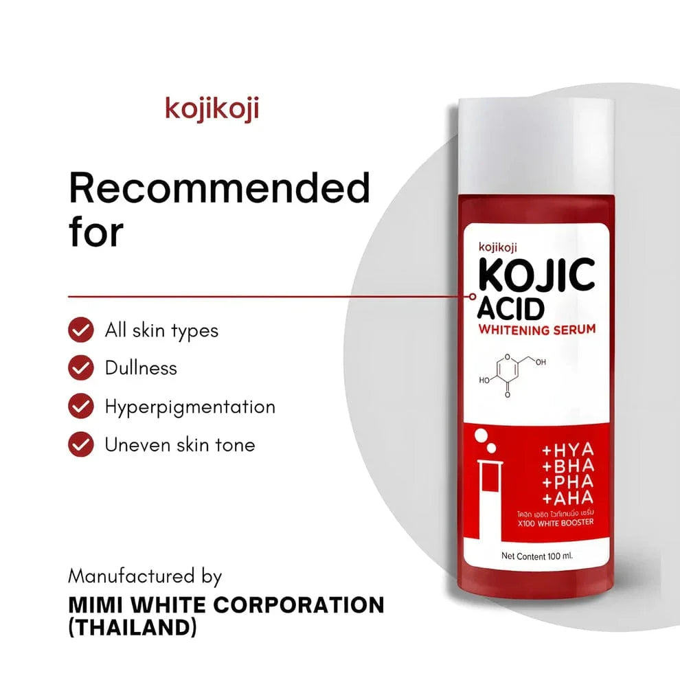 ABOUT MEE KOJIC ACID WHITENING SERUM by MIMI White – 100ml - Derma Essence