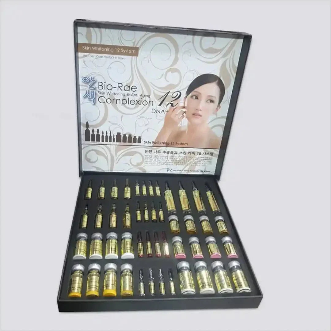 Bio Rae Complexion 12 Skin Whitening Injections - Made in Korea - Derma Essence