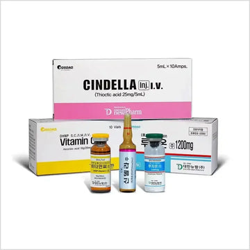 Cindella Korean Skin Whitening Injection - Ascorbic Acid & Vitamin C - Derma Essence