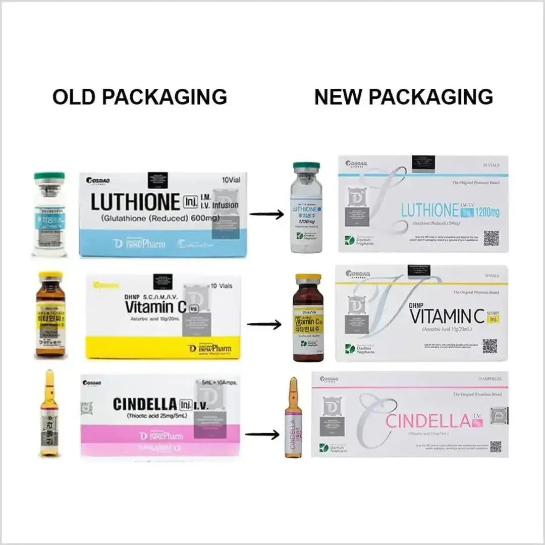 Cindella Korean Skin Whitening Injection - Ascorbic Acid & Vitamin C - Derma Essence