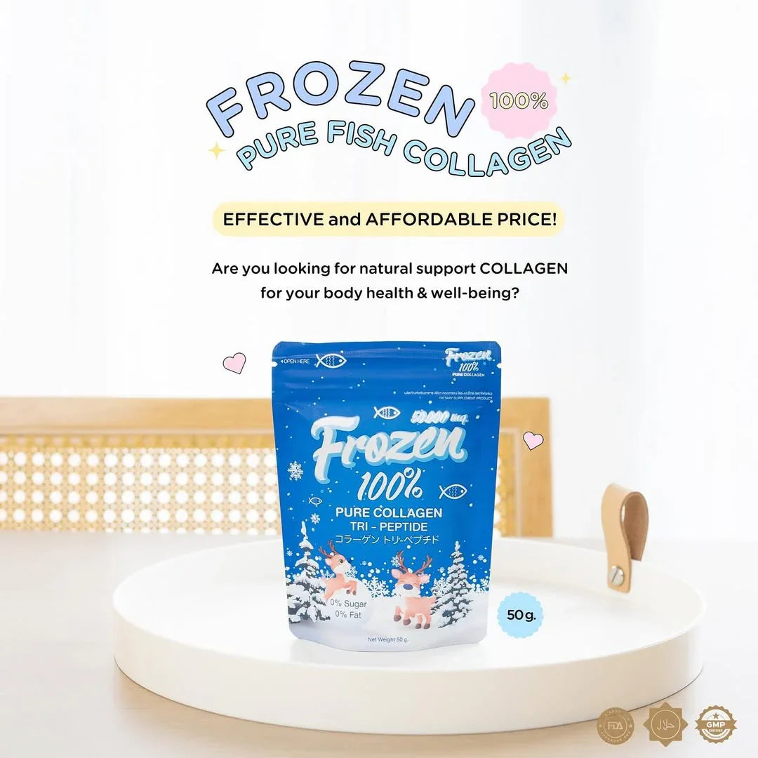 Frozen 100% Pure Collagen Tri - Peptide 50,000 mg - Derma Essence