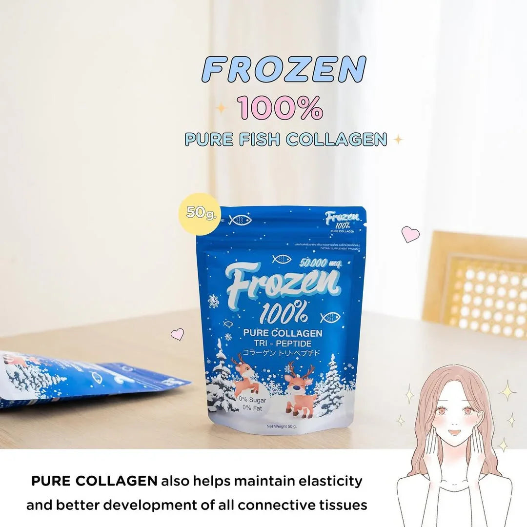 Frozen 100% Pure Collagen Tri - Peptide 50,000 mg - Derma Essence