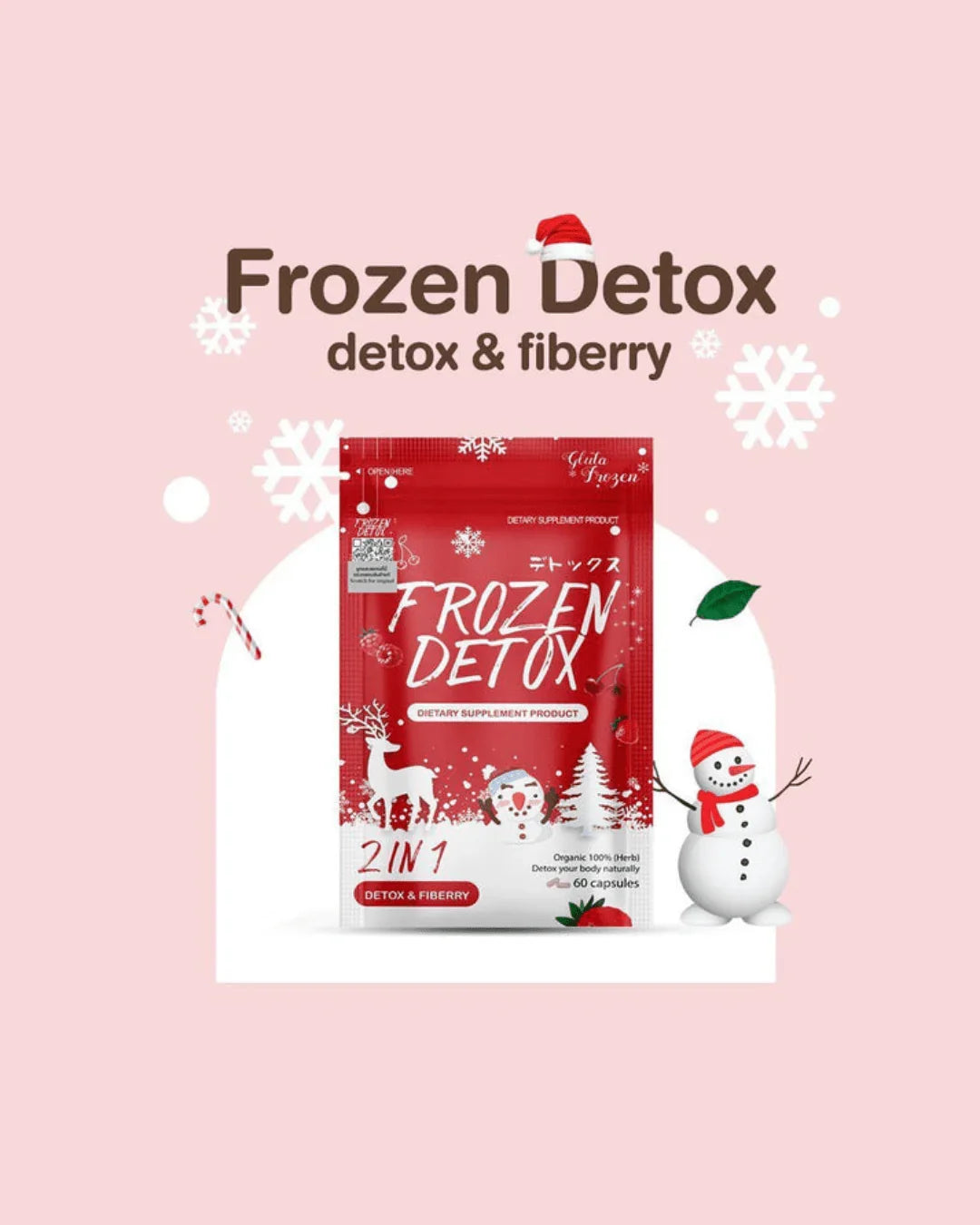 Frozen Detox - Dietary Supplement for Body Detoxification - Derma Essence