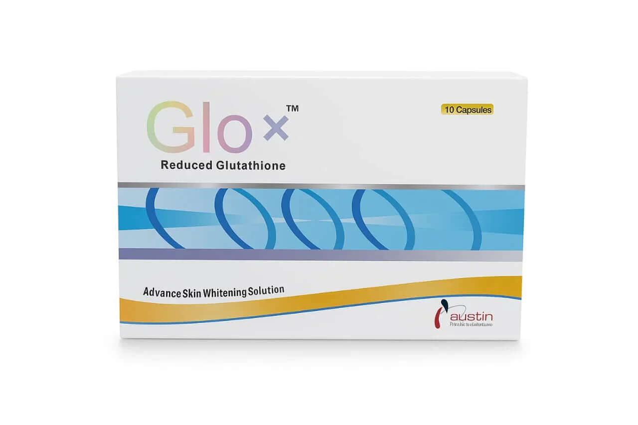 Glo X Advanced Skin Whitening Solution - (30 Capsules) - Derma Essence