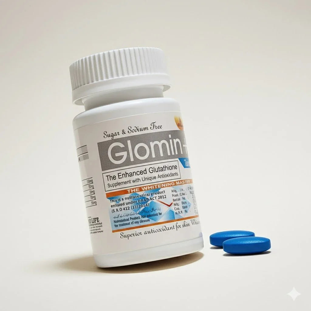 Glomin+ – The Enhanced Glutathione Suppliments with Unique Antiocidants - Derma Essence