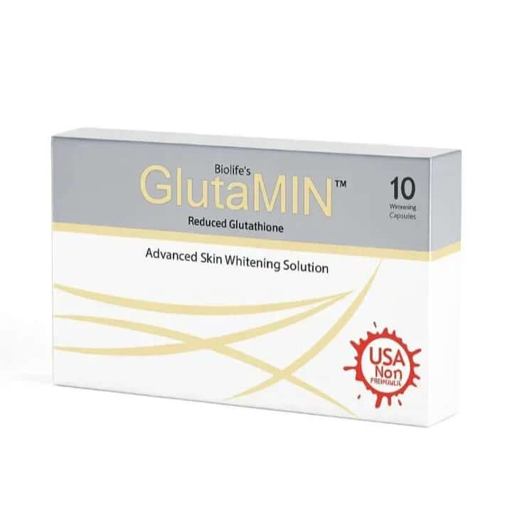 GlutaMin Full Body Whitening Capsules – 20 Days - Derma Essence