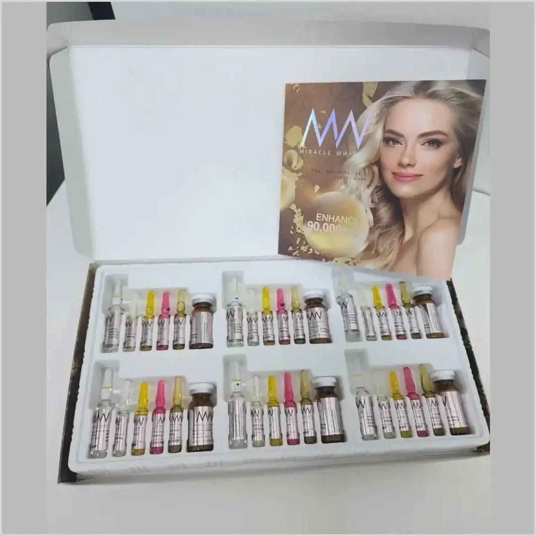 Miracle White 90000mg Skin Whitening Injections – 6 Sessions - Derma Essence