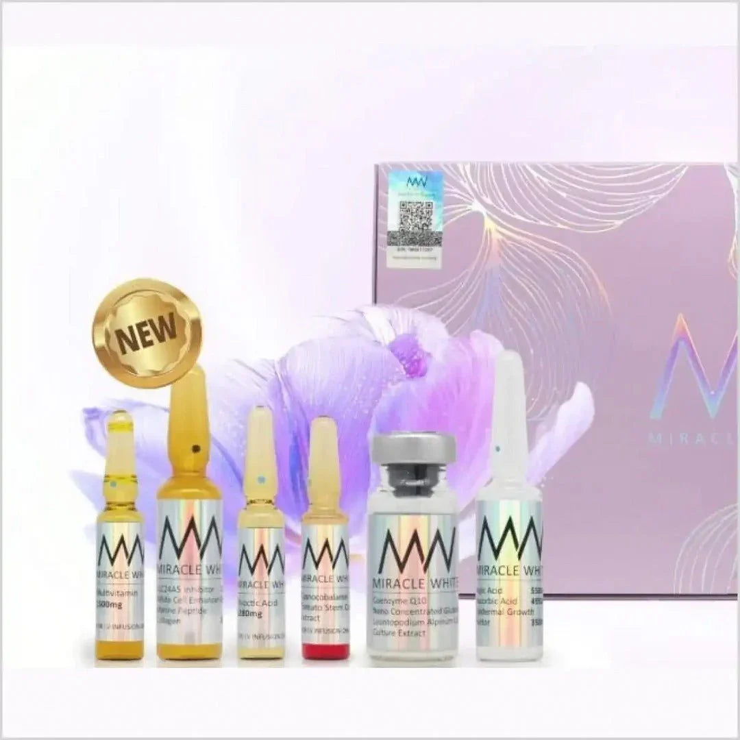 Miracle White Glutathione 60000mg Whitening Injections - Derma Essence