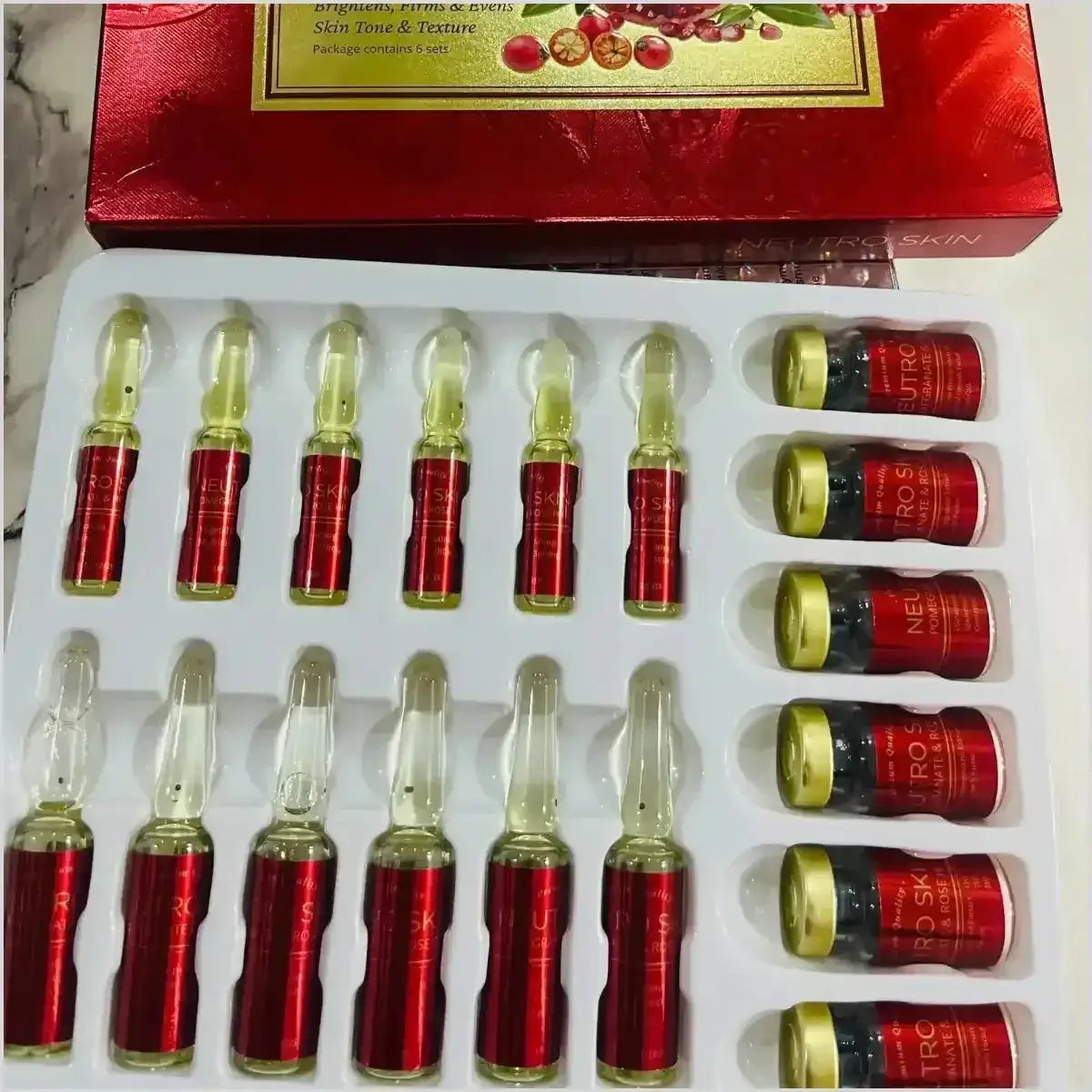 Neutro Skin Pomegranate & Rose Hips Whitening Injections - Derma Essence