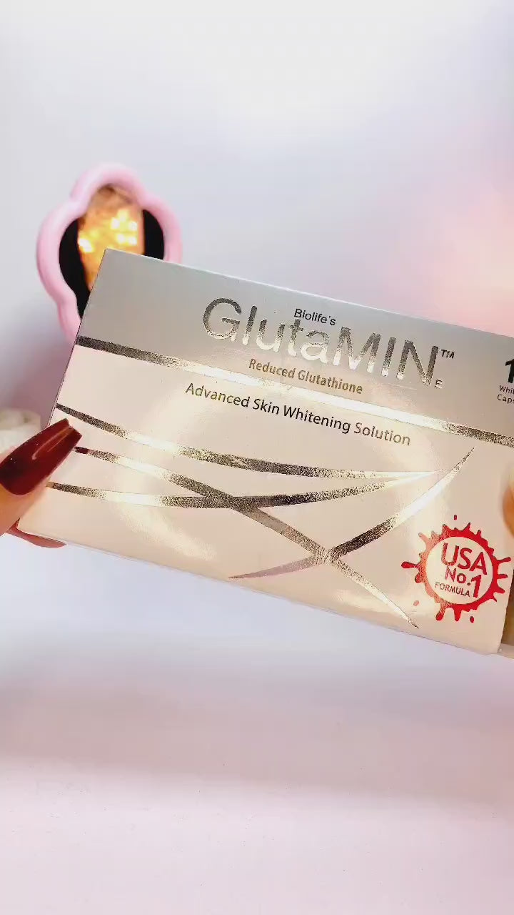 GlutaMin Full Body Whitening Capsules – 20 Days