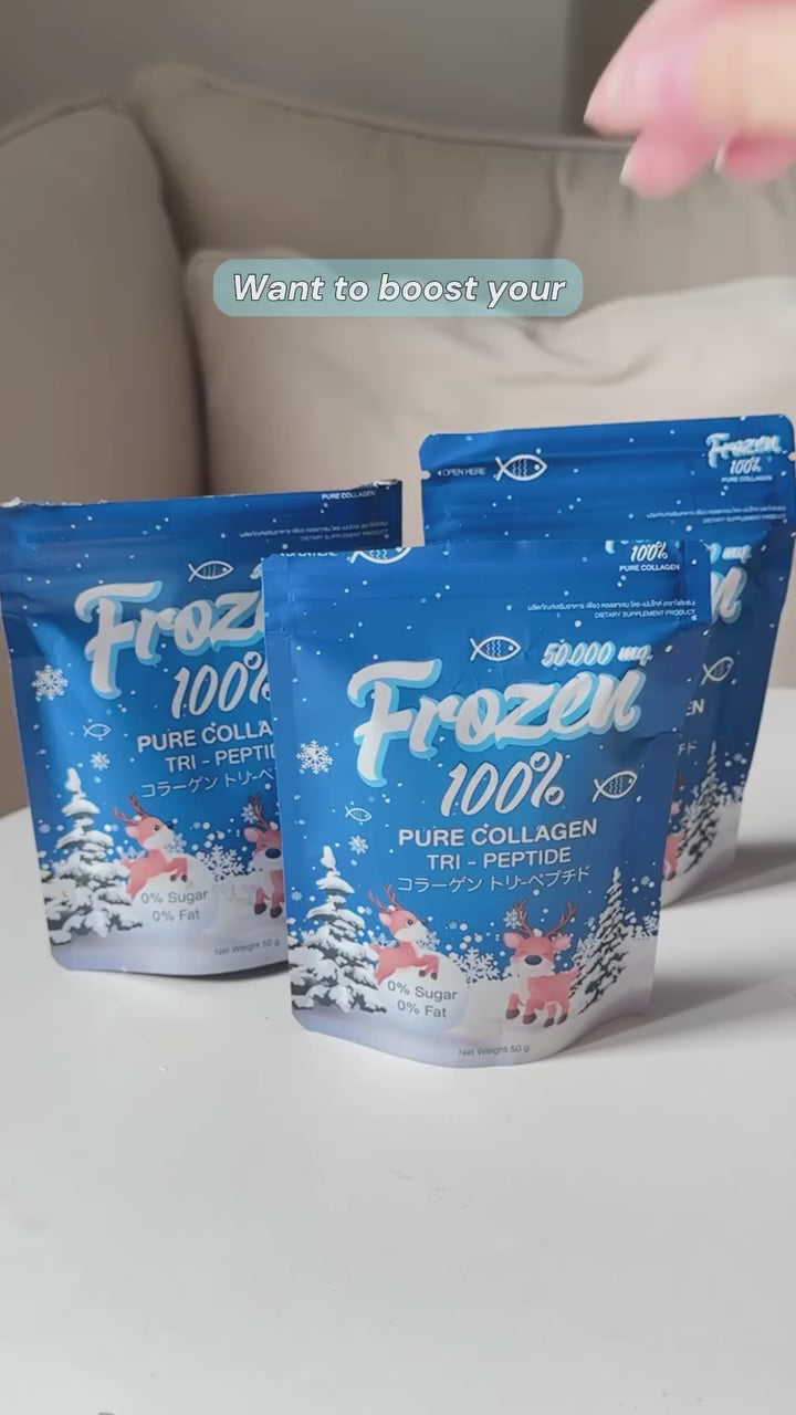 Frozen 100% Pure Collagen Tri - Peptide 50,000 mg