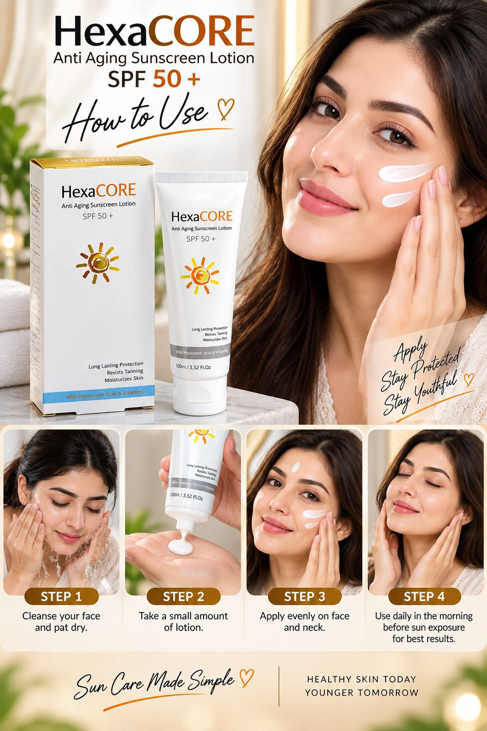 HexaCORE Sunscreen Lotion