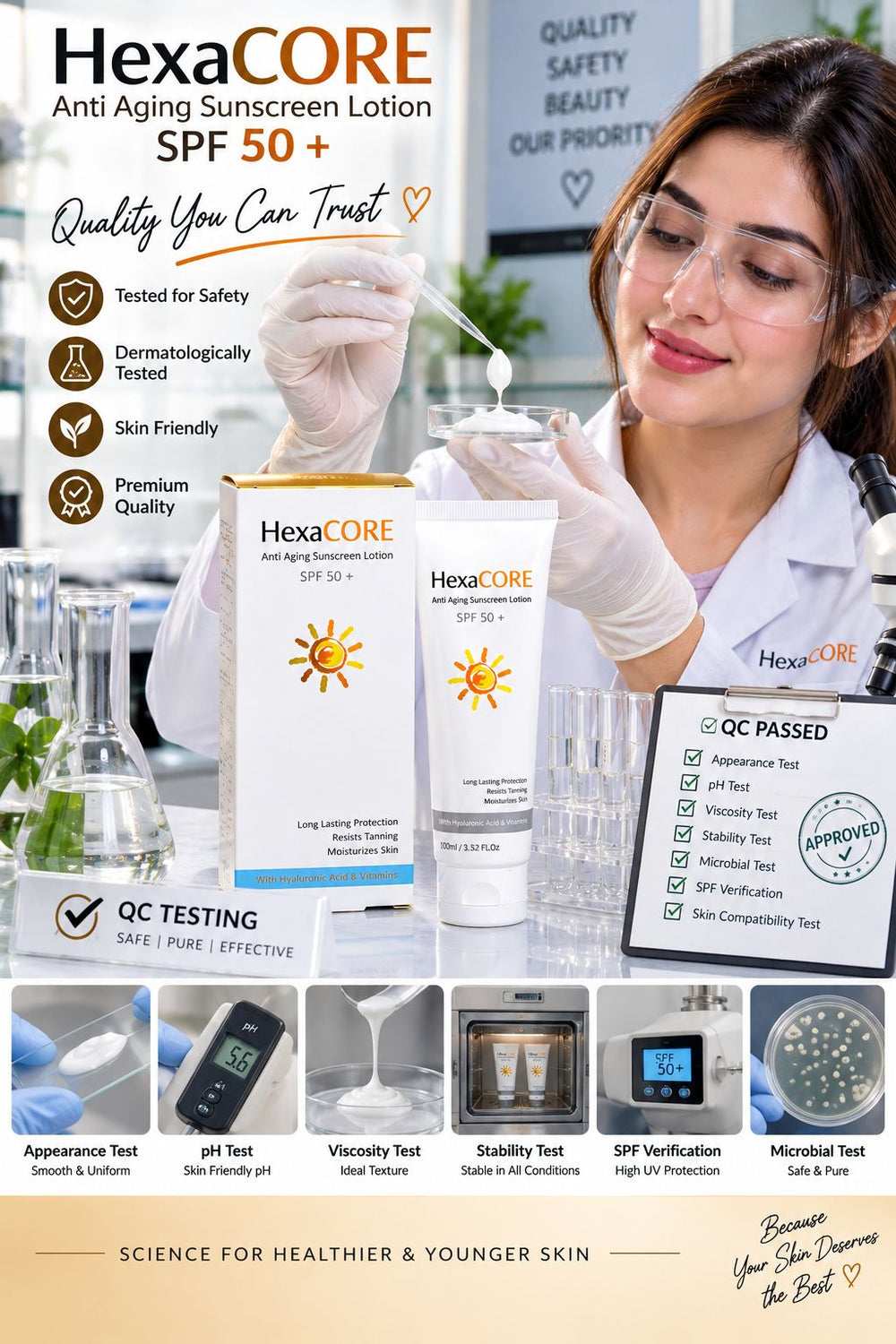 HexaCORE Sunscreen Lotion