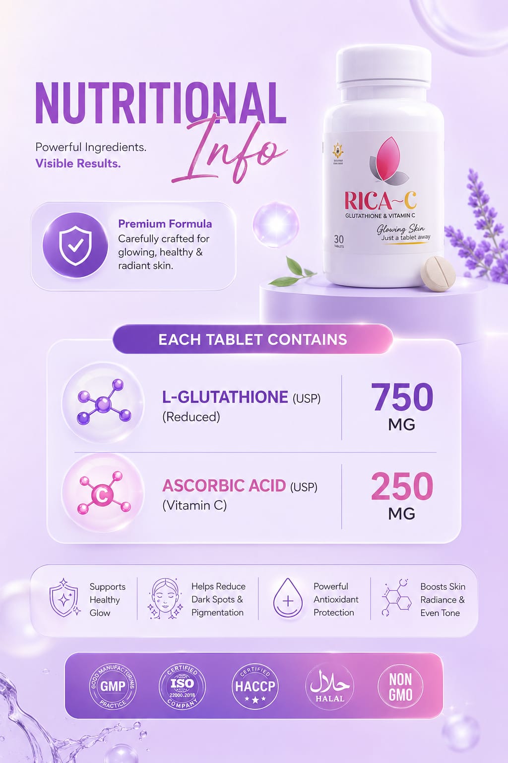 Rica-C Glutathione Tablet