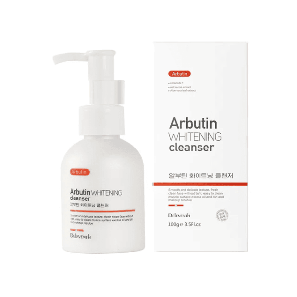 Deleventh Arbutin Facial Cleanser Face Wash -  Oil Control - Skin Whitening