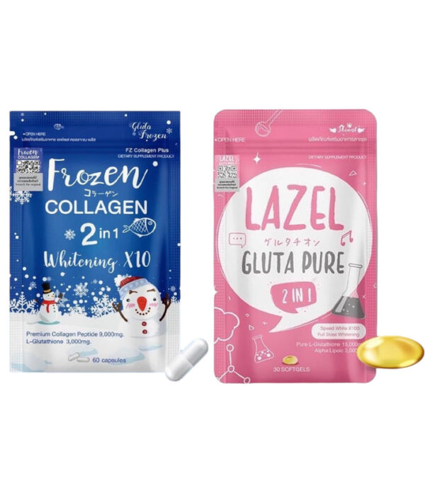 Frozen Collagen x Lazel Gluta Pure