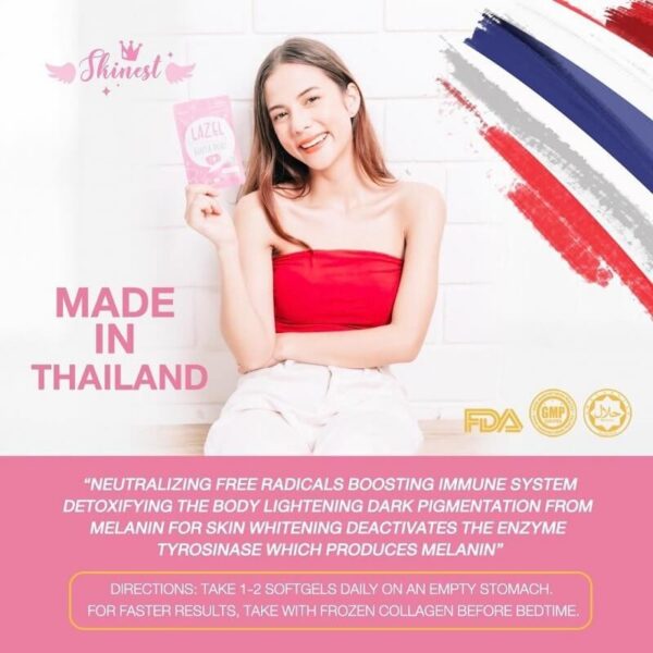 Lazel Gluta Pure 2 in 1 - Made in Thailand - Image 5