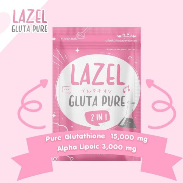 Lazel Gluta Pure 2 in 1 - Made in Thailand - Image 3