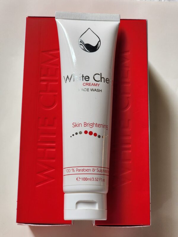 White Chem Skin Whitening Creamy Facewash - Image 4