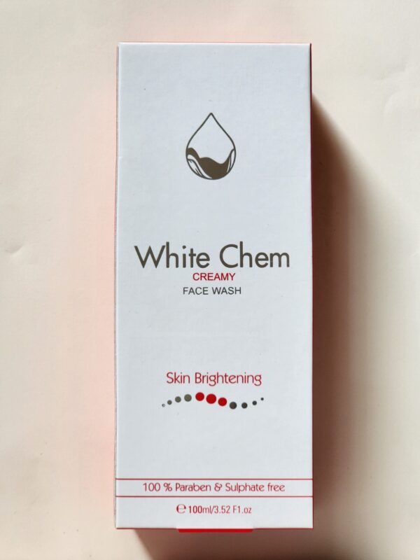 White Chem Skin Whitening Creamy Facewash - Image 3