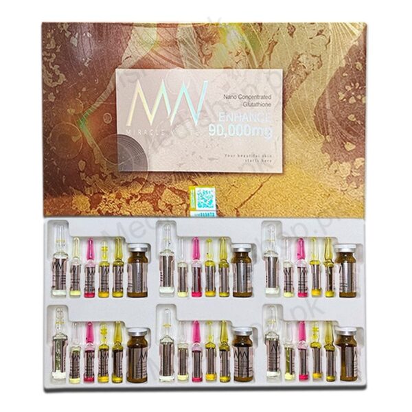Miracle White Glutathione Injection 90000mg | 6 Sessions Complete